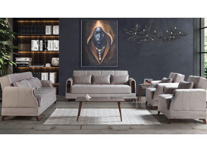 Bankstel 3+2+1+1 Zitmeubel Luxe Set Bankstel Modern 4-delig Nieuw