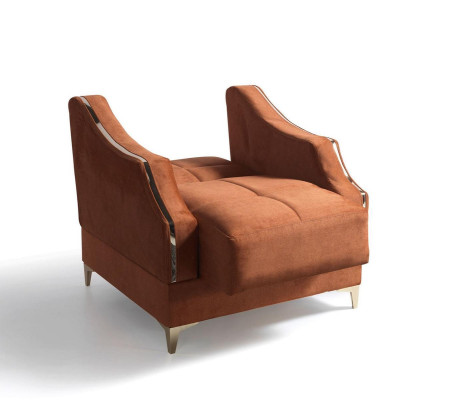 Bankstel 3+2+1+1 zits Woonkamer Set Compleet Textiel Bank Stoel Hout Nieuw