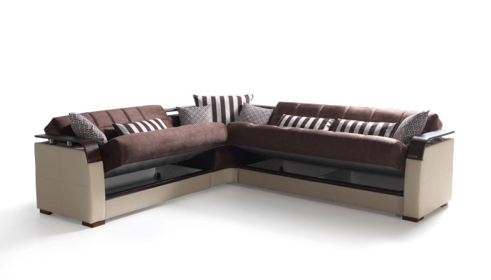 Hoekbank woonlandschap Beige L-vorm Bank Woonkamer Hoekbanken Luxe 315 x 245