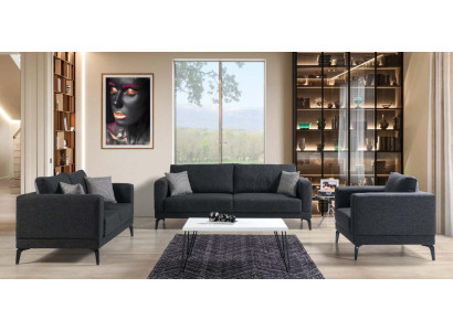Bankstel 3+2+1-zits Textiel Modern Compleet Fauteuil Bank Luxe Meubels