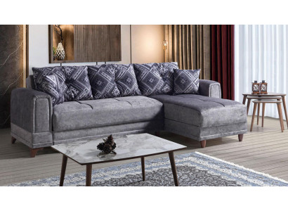 Hoekbank woonlandschap Grijs L-vorm Hoekbank Woonkamer Hoekbank Modern