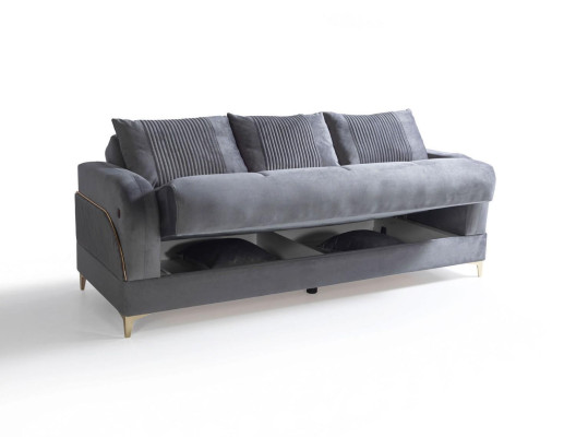 Sofaset 3+3+1+1 Zits Textiel Modern Compleet Fauteuil Bank 3-Zits Luxe