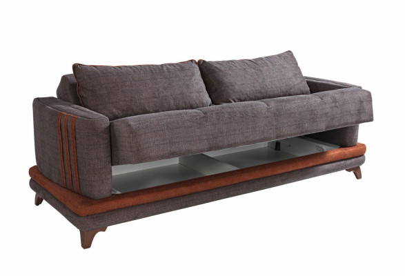 Sofaset 3+1 zits stoffen houten bank 3-zits modern fauteuil complete set nieuw EU.