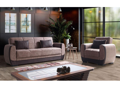 Bankstellen 3+1 zits Stof Hout Bankstel 3 zits Modern Fauteuil Nieuw Compleet Nieuw Set
