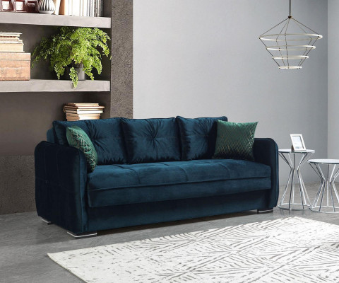 Woonkamerbank 3-zits Designstijl Meubels Relaxbank 3-zits Moderne Banken Blauw Nieuw Woongroepbank 3-zits Designstijl Meubilair Relaxbank 3-zits Moderne Banken Blauw Nieuw