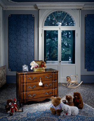 Ontwerp dressoir 130cm dressoir kast ontwerper loft ladekast bruin houten meubels