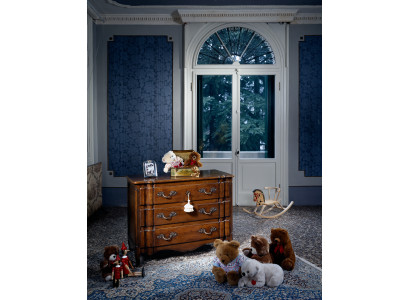 Ontwerp dressoir 130cm dressoir kast ontwerper loft ladekast bruin houten meubels