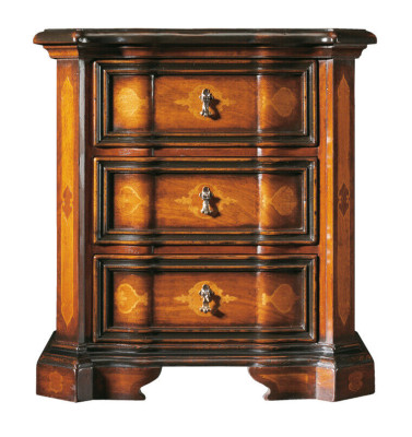 Klassieke nachtkastje bijzettafel bruin design nachtkastje nachtconsole meubels