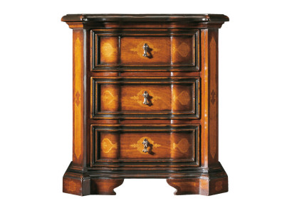 Klassieke nachtkastje bijzettafel bruin design nachtkastje nachtconsole meubels