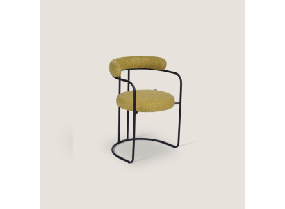 Ontwerper Groene gestoffeerde stoel Woonkamerstoelen Eenpersoons stijlvolle meubels