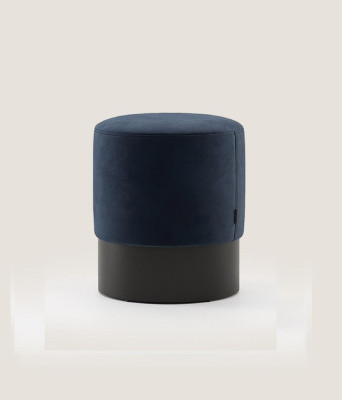 Ronde Blauwe Zitkruk Luxe Slaapkamer Moderne Bijzettafelkruk