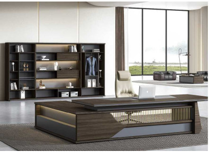 Hoekbureau Kantoorinrichting Directiekamer Meubeldesign Bureautafel