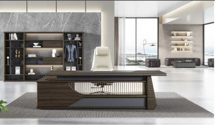 Hoekbureau Computerbureau Tafel Bureautafel Luxe Kantoorinrichting