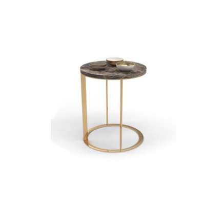 Ronde marmeren bijzettafel ontwerper salontafel woonkamertafel Nieuw