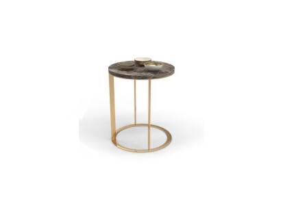 Ronde marmeren bijzettafel ontwerper salontafel woonkamertafel Nieuw