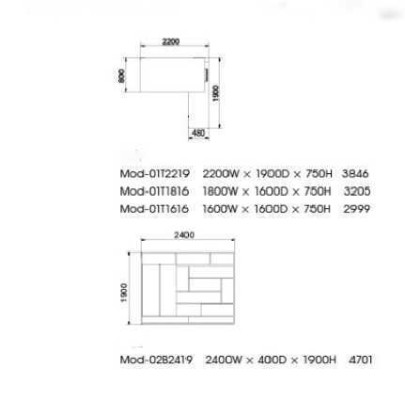 Kantoormeubelen Computermeubels Werktafel Bureau Hoekbureau
