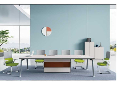 Grote bureau kantoorinrichting teamtafel ontwerper kantoormeubelen