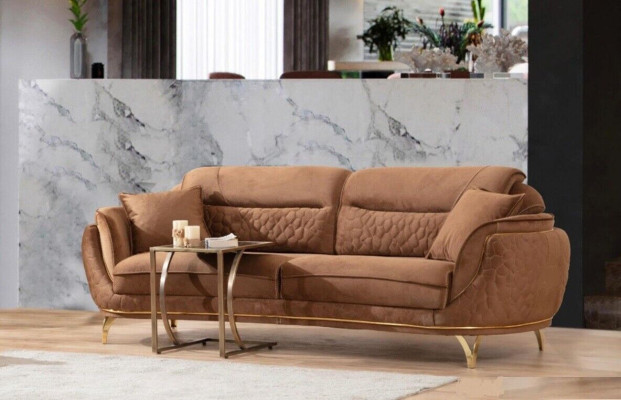 Bankstel 3 2 1 zits set design bank gestoffeerde banken modern luxe