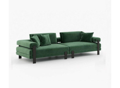 Bankstel 2-zitsbank Design Gestoffeerd Modern Textiel Stof Modern Tweezitsbank