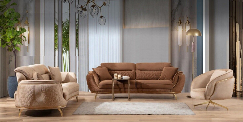 Sofaset 3 3 1 Zits Stof Bank Kussens Set Bankstellen Ontwerp