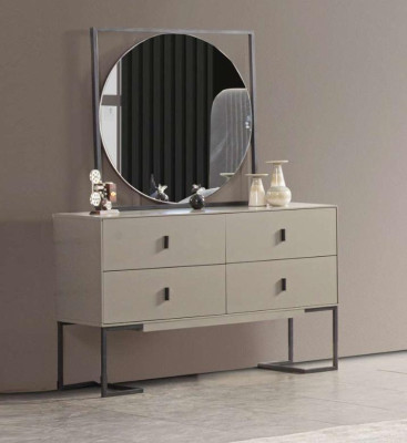 Bed 2x bedside tables bedroom set design modern luxury set 5-piece.