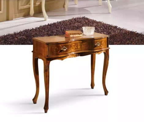 Klassieke console tafel Luxe houten meubels Slaapkamer bijzettafel meubels