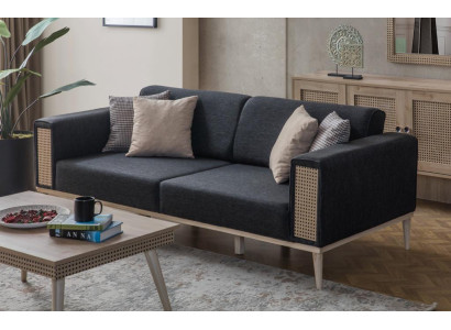 Bankstel 3-zits Hoogwaardig design moderne stoffen bank Woonkamer