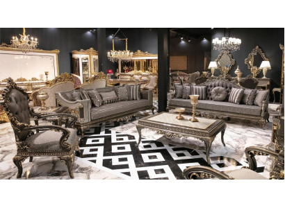 Luxe Chesterfield Klassieke bankstel 3+3+1 zits Stijlvolle bankstellen Bankstel