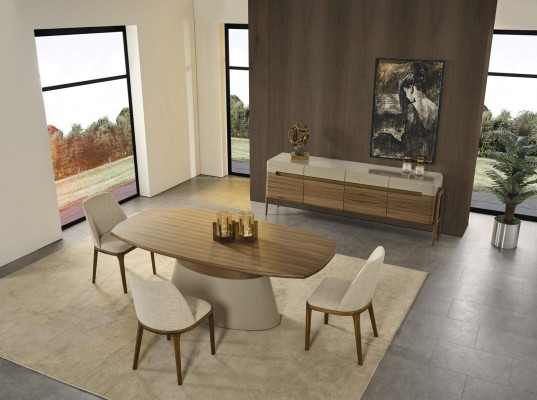 Eettafel Tafel Tafel Eethoek Eetkamer 208 cm Hout Bruin