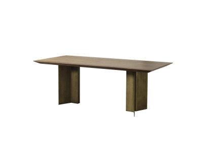 Eettafel Tafel Eethoek Eetkamer 208 cm Hout Bruin Nieuw