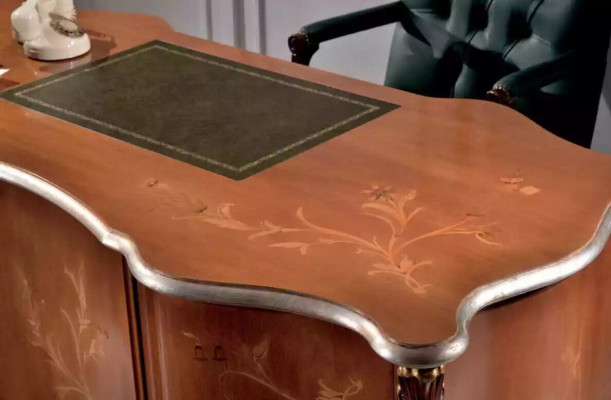 Schrijftafel Tafel Italiaanse inrichting Meubels Hout Kantoor Secretaresse