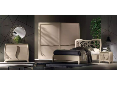Compleet slaapkamer set Ontwerp Modern Luxe Bed 2x Nachtkastje 6-delig Nieuw