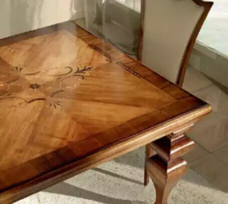 Eetkamer set Klassieke tafel 6x stoelen 7 delige luxe set