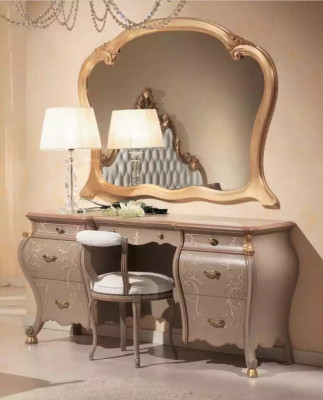 Toilettafel Set Console Spiegel Slaapkamer Meubel Ontwerp Set