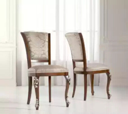 Eetkamer set 6x stoelen eetgroep hout gestoffeerde luxe stoel nieuw