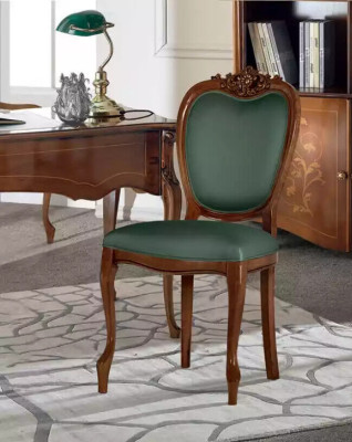 Klassieke bruine kantoormeubelen van hout Tafel Stoelen Boekenplank