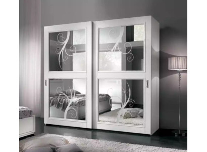 Slaapkamer meubels Italië houten kast massief houten kledingkast wit nieuw