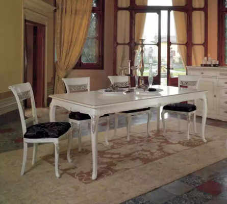 Eetkamer set Eettafel 4x Stoelen Garnituur Tafel Groep 5-delig Volledig