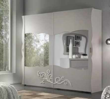 Kledingkast Luxe kast Houten meubels voor slaapkamer Grijs Modern