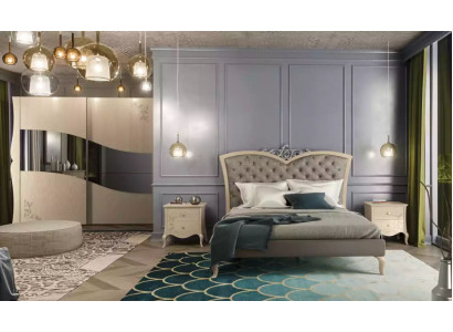 Slaapkamer Bed 2x Nachtkastjes Luxe Complete Sets Meubels Kamer 4-delig.