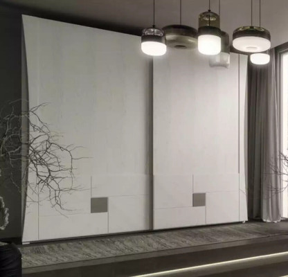 Kledingkast Hout Slaapkamer Meubels Design Kasten Wit Italië Nieuw