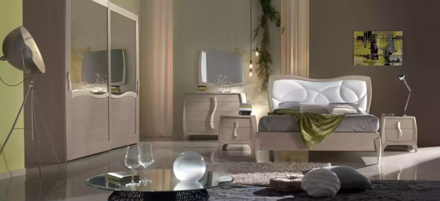 Luxe kledingkast Italiaanse meubels Slaapkamer kast Massief hout