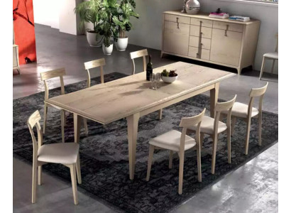 Eetkamerset Eettafel 6 x Stoelen Set Tafel Eetgroep 7-delig Tafel Eetkamer