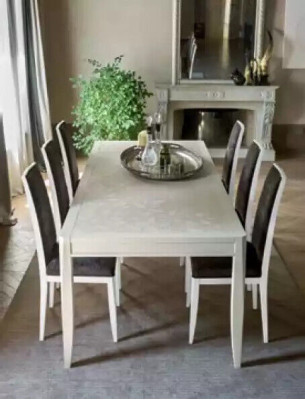 Modern eetkamerset tafel klassieke stoelgroep 4x stoelen 5-delige set zitgroep