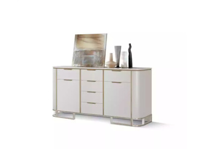 Dressoir Italiaans houten meubeldesign Luxe wit dressoir kast Nieuw