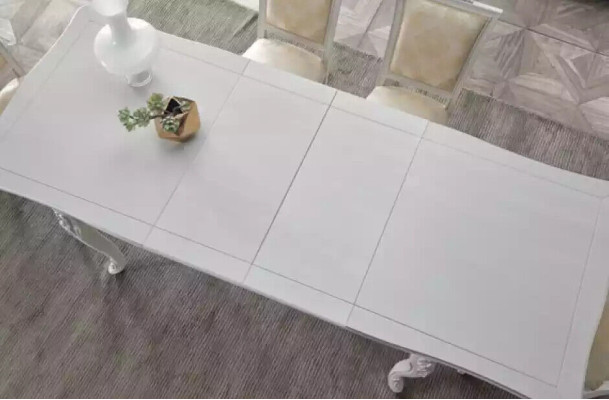 Volledige set eettafel 4x stoelen eetkamerset eetgroep houten tafel 5-delig nieuw