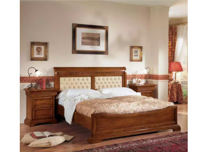 Slaapkamer Compleet Bed 2x Nachtkastjes Set Luxe Meubels 3-delig Bruin