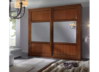 Kledingkast Kast Houten kasten Slaapkamer meubels Ontwerp Hout
