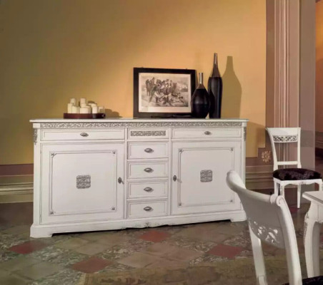 Dressoir massief hout Italiaanse kast meubels dressoir woonkamer