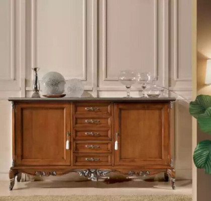 Sideboard Ladekast Dressoir Massief Hout Woonkamer Italië Kast Meubels
